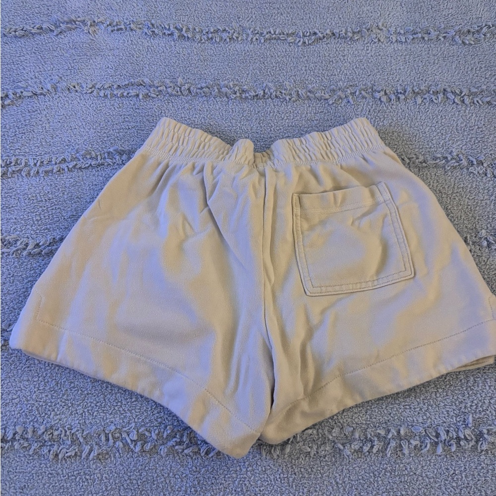 Aerie Sun's Out High Waisted Short Women's Light Tan lounge Shorts - Picture 9 of 10